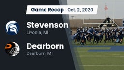 Recap: Stevenson  vs. Dearborn  2020