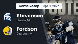 Recap: Stevenson  vs. Fordson  2022