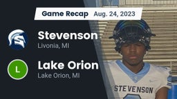 Recap: Stevenson  vs. Lake Orion  2023