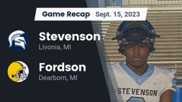 Recap: Stevenson  vs. Fordson  2023