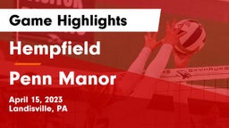 Hempfield  vs Penn Manor   Game Highlights - April 15, 2023
