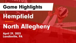Hempfield  vs North Allegheny  Game Highlights - April 29, 2023