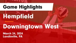 Hempfield  vs Downingtown West  Game Highlights - March 24, 2024