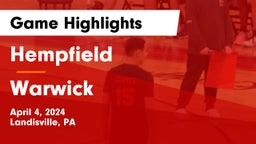 Hempfield  vs Warwick  Game Highlights - April 4, 2024