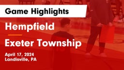 Hempfield  vs Exeter Township  Game Highlights - April 17, 2024