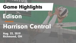 Edison  vs Harrison Central Game Highlights - Aug. 22, 2019