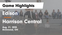 Edison  vs Harrison Central  Game Highlights - Aug. 21, 2020