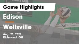 Edison  vs Wellsville  Game Highlights - Aug. 23, 2021