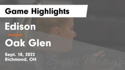 Edison  vs Oak Glen  Game Highlights - Sept. 18, 2022