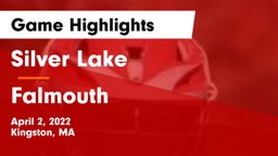 Silver Lake  vs Falmouth Game Highlights - April 2, 2022