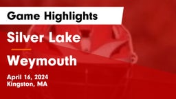 Silver Lake  vs Weymouth  Game Highlights - April 16, 2024