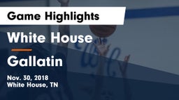 White House  vs Gallatin  Game Highlights - Nov. 30, 2018