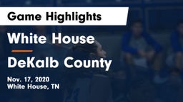 White House  vs DeKalb County  Game Highlights - Nov. 17, 2020