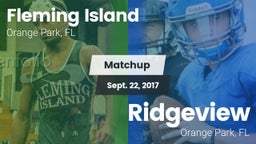 Matchup: Fleming Island vs. Ridgeview  2017