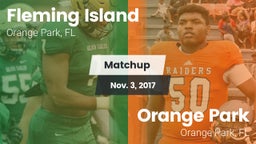 Matchup: Fleming Island vs. Orange Park  2017