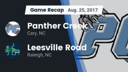 Recap: Panther Creek  vs. Leesville Road  2017