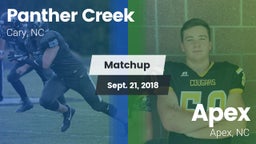 Matchup: Panther Creek vs. Apex  2018