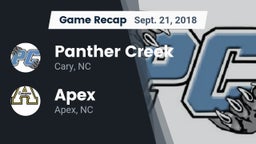 Recap: Panther Creek  vs. Apex  2018