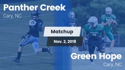 Matchup: Panther Creek vs. Green Hope  2018