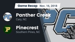 Recap: Panther Creek  vs. Pinecrest  2018