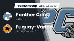 Recap: Panther Creek  vs. Fuquay-Varina  2019