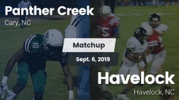 Matchup: Panther Creek vs. Havelock  2019