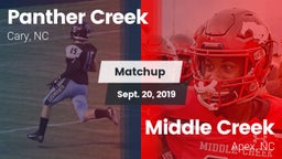 Matchup: Panther Creek vs. Middle Creek  2019