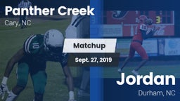 Matchup: Panther Creek vs. Jordan  2019