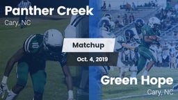 Matchup: Panther Creek vs. Green Hope  2019