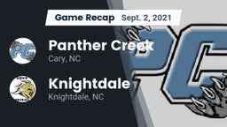 Recap: Panther Creek  vs. Knightdale  2021