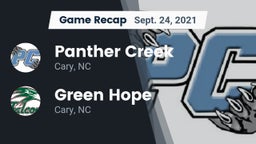 Recap: Panther Creek  vs. Green Hope  2021