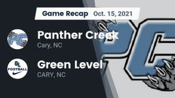 Recap: Panther Creek  vs. Green Level  2021