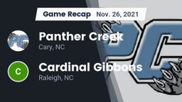 Recap: Panther Creek  vs. Cardinal Gibbons  2021