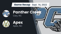 Recap: Panther Creek  vs. Apex  2022