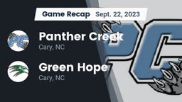 Recap: Panther Creek  vs. Green Hope  2023