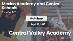 Matchup: Mexico Academy and vs. Central Valley Academy 2018