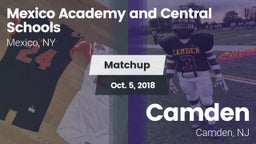 Matchup: Mexico Academy and vs. Camden  2018