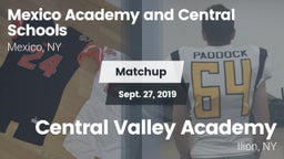 Matchup: Mexico Academy and vs. Central Valley Academy 2019