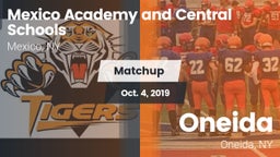 Matchup: Mexico Academy and vs. Oneida  2019