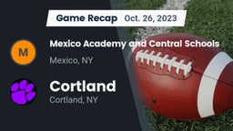 Recap: Mexico Academy and Central Schools vs. Cortland  2023