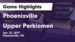 Phoenixville  vs Upper Perkiomen Game Highlights - Jan. 22, 2019