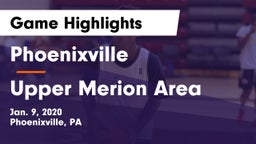 Phoenixville  vs Upper Merion Area  Game Highlights - Jan. 9, 2020