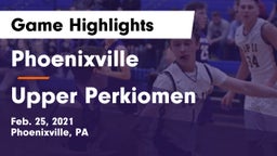 Phoenixville  vs Upper Perkiomen  Game Highlights - Feb. 25, 2021