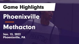 Phoenixville  vs Methacton  Game Highlights - Jan. 13, 2022