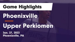 Phoenixville  vs Upper Perkiomen Game Highlights - Jan. 27, 2022