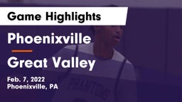 Phoenixville  vs Great Valley  Game Highlights - Feb. 7, 2022