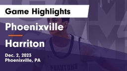 Phoenixville  vs Harriton Game Highlights - Dec. 2, 2023