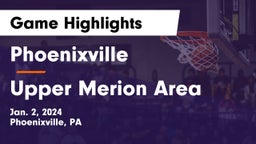 Phoenixville  vs Upper Merion Area  Game Highlights - Jan. 2, 2024