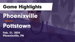 Phoenixville  vs Pottstown  Game Highlights - Feb. 21, 2024