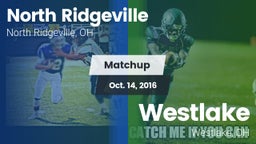 Matchup: North Ridgeville vs. Westlake  2016